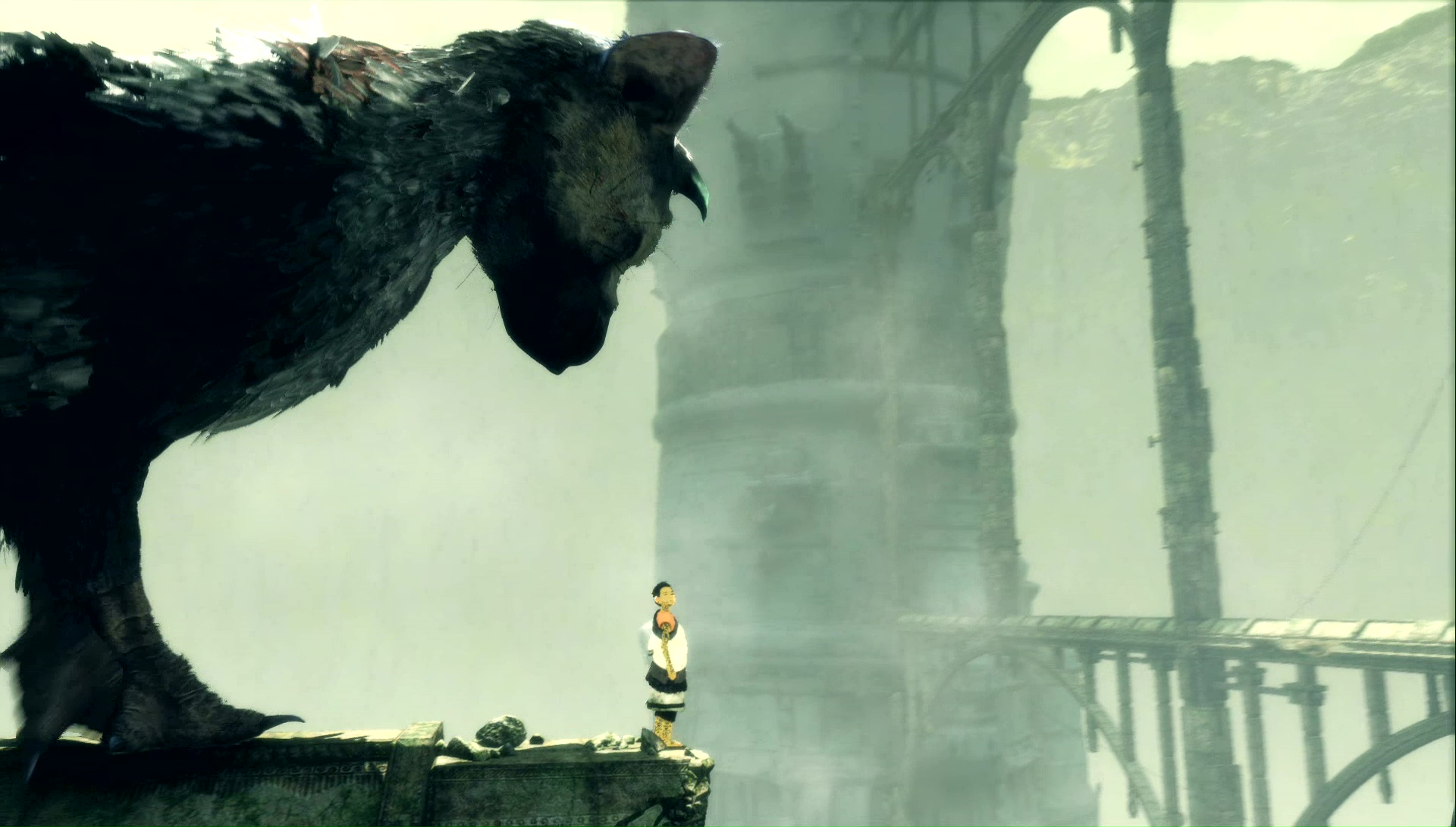 Un casque pour un tonneau [The Last Guardian